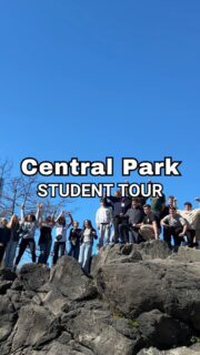 Another great student tour in the books! 🤩This time I took the group to one of my favorite hidden gems in Central Park — Ladies Pavilion — where the views are stunning and the nearby rock makes the perfect perch for a triumphant group pose above the park. ❤️🌳😎Ending through the Central Park Zoo is always a favorite, especially to catch the Delacorte Clock as it strikes the hour. Who remembers that famous moment from Madagascar? 🕰️If you have a young group you’d like to entertain with nature, beauty, and memorable New York moments, I’m your girl — DM me for a tour! 📲💁🏻‍♀️#studenttravel #nycgrouptours #grouptour #centralparktour #nyctodo