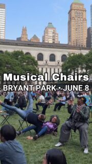 🎶🪑Bryant Park Musical Chairs is one of the funniest and most unique summer season events to witness in NYC! Whether you’re watching from the sidelines or jumping into the madness yourself, it is absolutely hilarious, and just a few weeks away!! ✨🗓️ June 8
📍 Bryant Park, ManhattanSave the date and expect high-energy music, good vibes, and nonstop laughs. 🎶☀️ If you want to know the ins and outs of getting the best seat in the house and navigating the event like a pro, I’ve got you covered. ✨Follow along for more NYC events, insider tips, and local favorites all summer long. 🏙️#bryantpark #musicalchairs #nyctodo #nycevent #nycguide