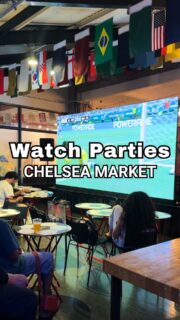 World Cup fever has taken over New York City. ⚽🌎🏙️From watch parties to soccer-themed pop-ups, the energy is everywhere, including Chelsea Market, where festive tables and jerseys hanging overhead bring the excitement right into the heart of the city.No matter where in the world the game is being played, you can feel the celebration right here in NYC.⚡️✨Where are you watching the next match? ⚽⬇️#worldcup2026 #NYC #ChelseaMarket #NewYorkCity #nycevents