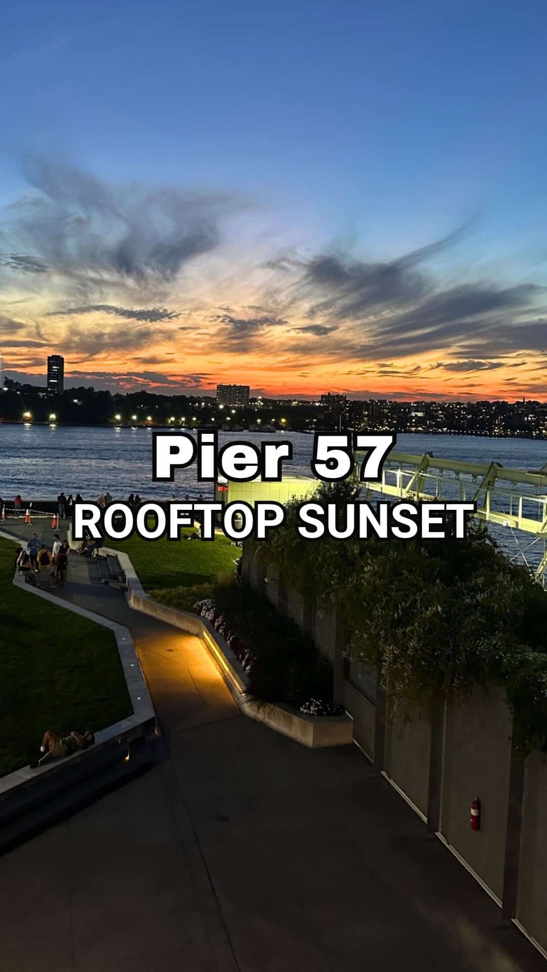 Have you been to Pier 57? 🌅✨This reimagined historic pier is home to one of NYC’s largest rooftop parks, offering sweeping views of the Hudson River, Little Island and the Downtown Manhattan skyline. It’s an incredible place to watch the colors of the sunset unfold across the city and waterfront.New York is filled with incredible vantage points, especially when the sun begins to set. With a handcrafted itinerary by Just Ask Christine, you can fully expect to be in the right place at the right time each evening of your stay to enjoy stunning scenes just like this one. ❤️Ready to experience NYC at its most beautiful? DM Just Ask Christine and let’s start planning your visit! ❤️📍 Pier 57 | Hudson River Park#Pier57 #hudsonriverpark #nycviews #nyctours #nycguide