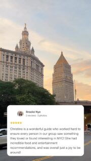 Thank you so much for taking the time to leave such a thoughtful review, Brooke!It was so special spending time with you and the group and getting to hear your beautiful voices. What a privilege to be part of your Carnegie Hall experience!So glad you enjoyed your time in New York! ❤️#nyctour #clienttestimonials #newyorkcity #nyctodo #nyc