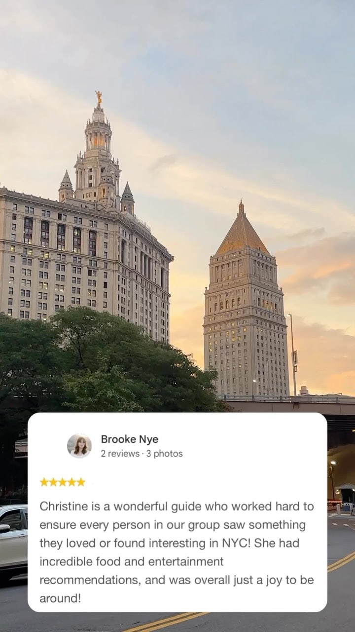 Thank you so much for taking the time to leave such a thoughtful review, Brooke!It was so special spending time with you and the group and getting to hear your beautiful voices. What a privilege to be part of your Carnegie Hall experience!So glad you enjoyed your time in New York! ❤️#nyctour #clienttestimonials #newyorkcity #nyctodo #nyc