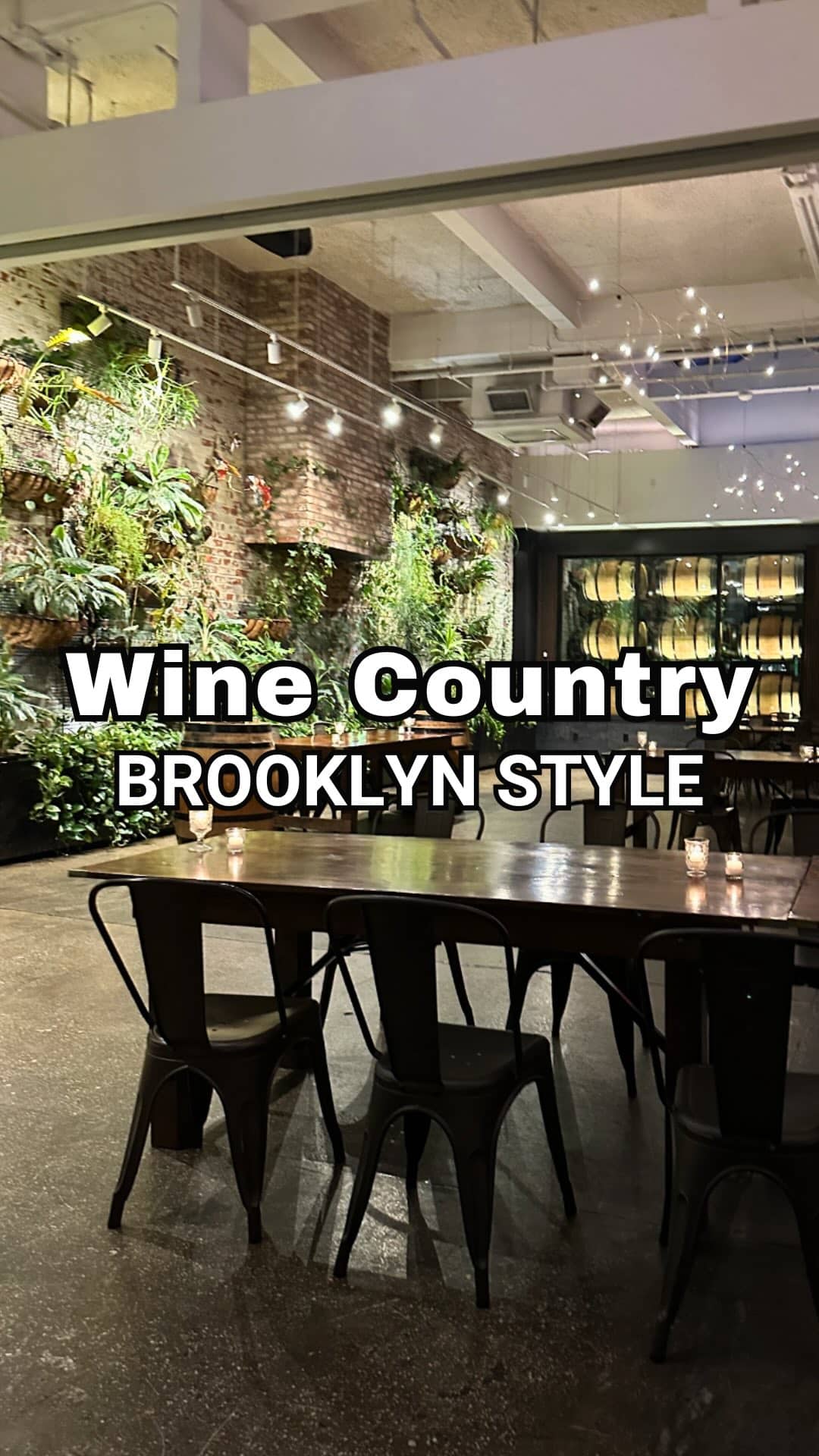 Wine Country, Brooklyn Style 🍷❤️You don’t have to leave NYC to enjoy a winery experience!In Greenpoint, @brooklynwinery produces wine on-site in a space that feels both warm and unmistakably New York. Wine barrels, lush greenery, and striking vertical plant installations make it a beautiful place to settle in and enjoy the experience.📍 Greenpoint, Brooklyn
🍷 Wine tastings & winery experiences
🥂 Private events, weddings & group gatheringsA big thank you to Alexa at Brooklyn Winery for giving us such a wonderful tour during a recent event hosted by @ilea_nyc! It was a treat to get a closer look at the space and learn more about everything you offer. 🍷 And thank you to ILEA NYC for putting together such a wonderful evening! Already counting down to the next one!If you’re planning an event in NYC, Brooklyn Winery is definitely a space worth considering! 🍷❤️Looking for the perfect venue? Just Ask Christine! ❤️#brooklynwinery #greenpointbrooklyn #nycvenue #nycitinerary #nyctourguide