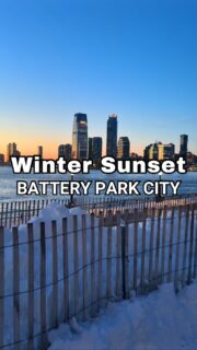Golden hour along the Hudson feels cinematic, especially after a snowfall. 🌅❄️The pathways of Robert F. Wagner Jr. Park glow in soft winter light, the river mirrors streaks of pink and amber, and the skyline seems to pause just long enough for you to take it all in. Crisp air, wide horizons, and an unmistakable magic.Tucked along the waterfront in Battery Park City, this hidden stretch feels both expansive and intimate — a place where you'll find the city's gentler side.Let Just Ask Christine guide you to you the New York that reveals itself at sunset — refined, radiant, and unforgettable. ✨#BatteryParkCity #LowerManhattan #WinterInNYC #HudsonRiver #NYCSunsets