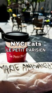 A little taste of Paris in New York City 🇫🇷🥖Le Petit Parisien is the spot for authentic French baguette sandwiches, from the Marie-Antoinette with cured ham, goat cheese, olive oil and honey to the Edith Piaf with duck rillettes and cornichons. Add a buttery croissant, pain au chocolat or French pastry and a café au lait for the full experience.It’s a casual counter-service spot, perfect for a quick French-inspired breakfast, lunch or coffee stop while exploring NYC.📍 East Village and Upper East Side, Manhattan#lepetitparisien #nyceats #nycguide #nycitinerary #newyorkeats