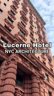The Lucerne Hotel is a timeless Upper West Side gem. ✨🏨Built in the early 1900s, its Beaux-Arts design and intricate details reflect a more refined era of New York — one that still lingers in its façade today. 🏛️I never get tired of stopping here, looking up, and taking in this gorgeous masterpiece.Join me for an architecture tour to discover the story behind it — and so many others hiding in plain sight. 🤩#upperwestside #nycarchitecture #beauxarts #nychistory #hiddennyc