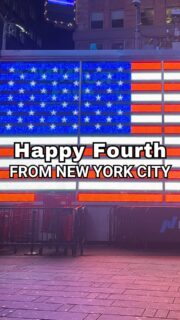 Wishing everyone a beautiful Fourth of July! May your day be filled with gratitude for where we’ve been, hope for what’s ahead, and joy in the moments shared with family and friends. ❤️🤍💙#fourthofjuly #july4 #america250 #timessquarenyc #indepenceday