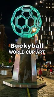 ⚽️🎨 Soccer, art, and NYC all come together in the Meatpacking District this summer.While you’re exploring the World Cup festivities, don’t miss BUCKYBALL, an interactive sculpture by Leo Villareal lighting up 14th Street Square.Then stick around for watch parties, open streets, public art, and plenty of neighborhood events.📍14th Street Square, Meatpacking District
🗓️ On view through August 28, 2026#buckyball #worldcup #soccer #nycart #meatpackingdistrict